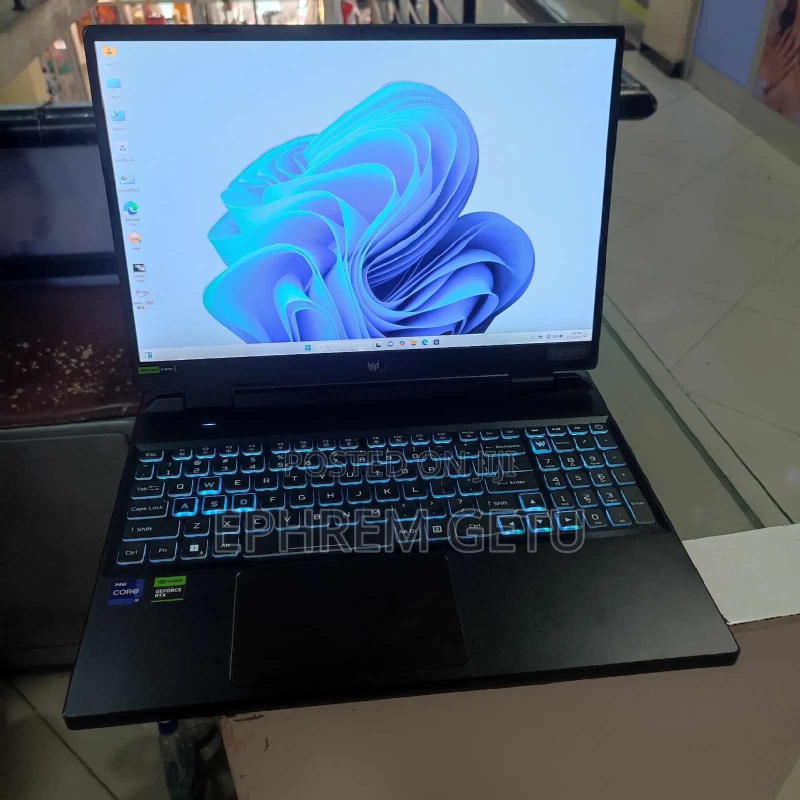 New Laptop Acer Predator Helios 300 16GB Intel Core I9 SSD 1T