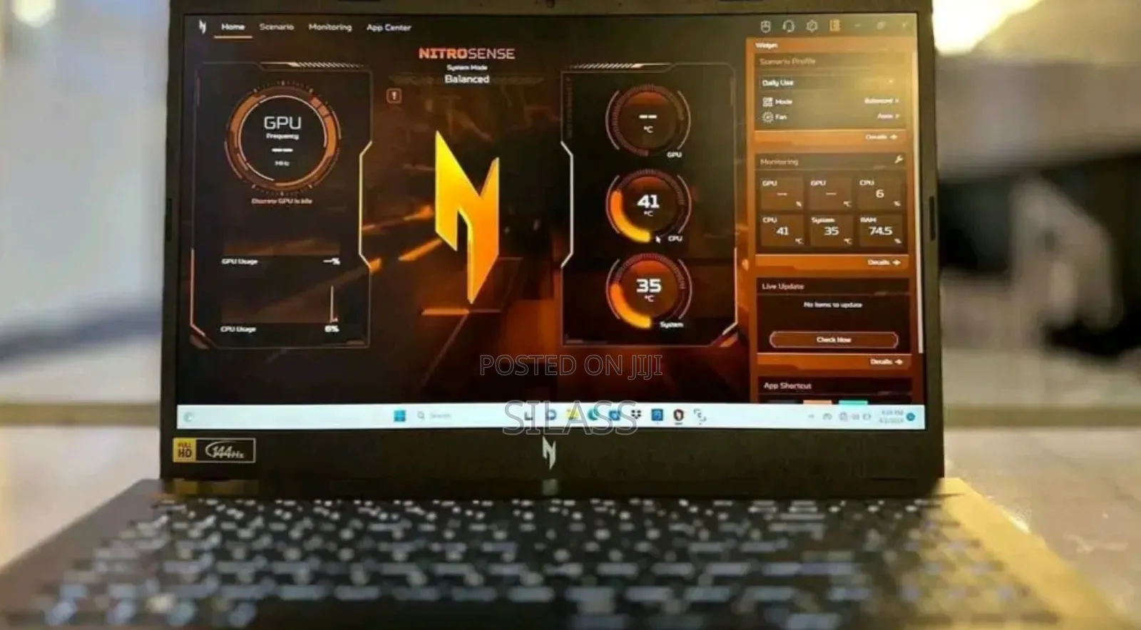 New Laptop Acer Nitro 17 8GB Intel Core I5 SSD 512GB