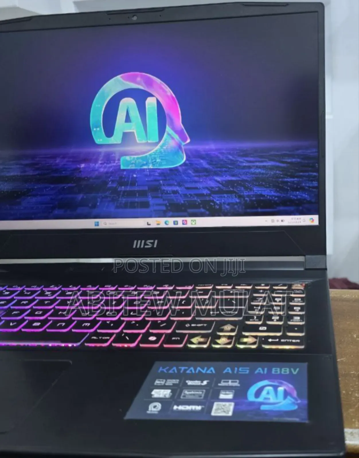 New Laptop MSI Katana 15 16GB AMD Ryzen 7 SSD 1T