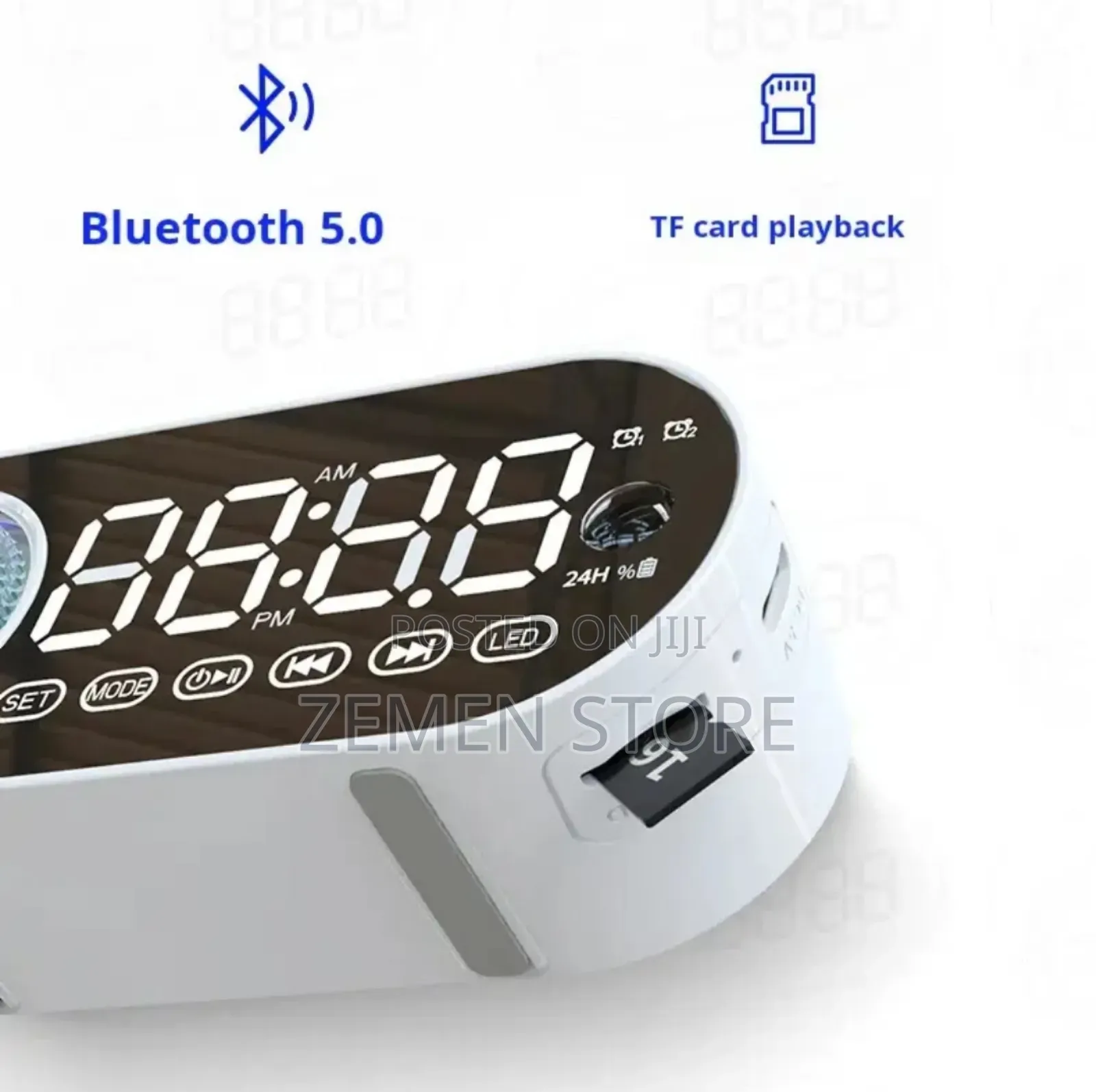 Alarm Clock With Wireless Speaker Original