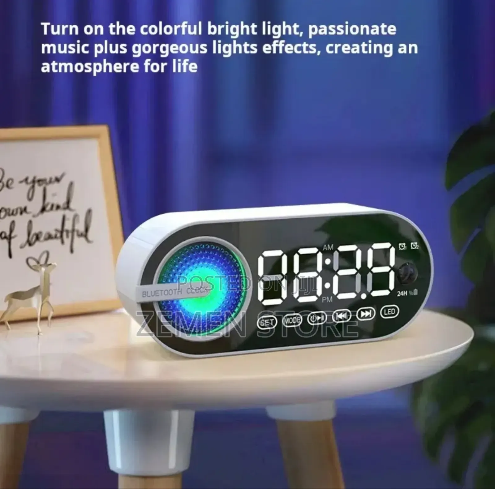Alarm Clock With Wireless Speaker Original