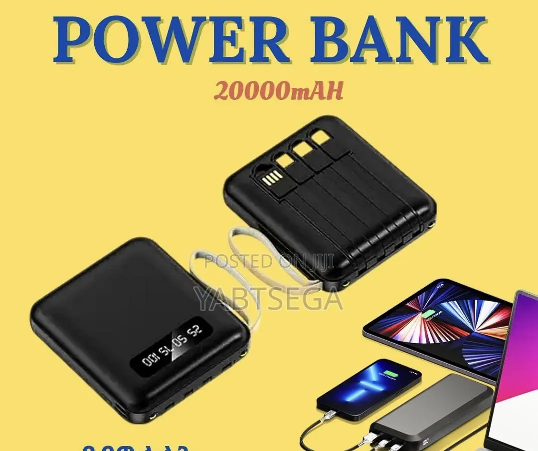 ባለ 20ሺ Mah Power Bank