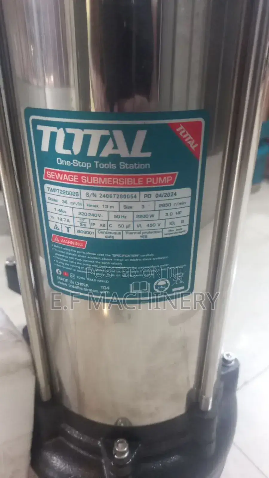 Deewatering Pump