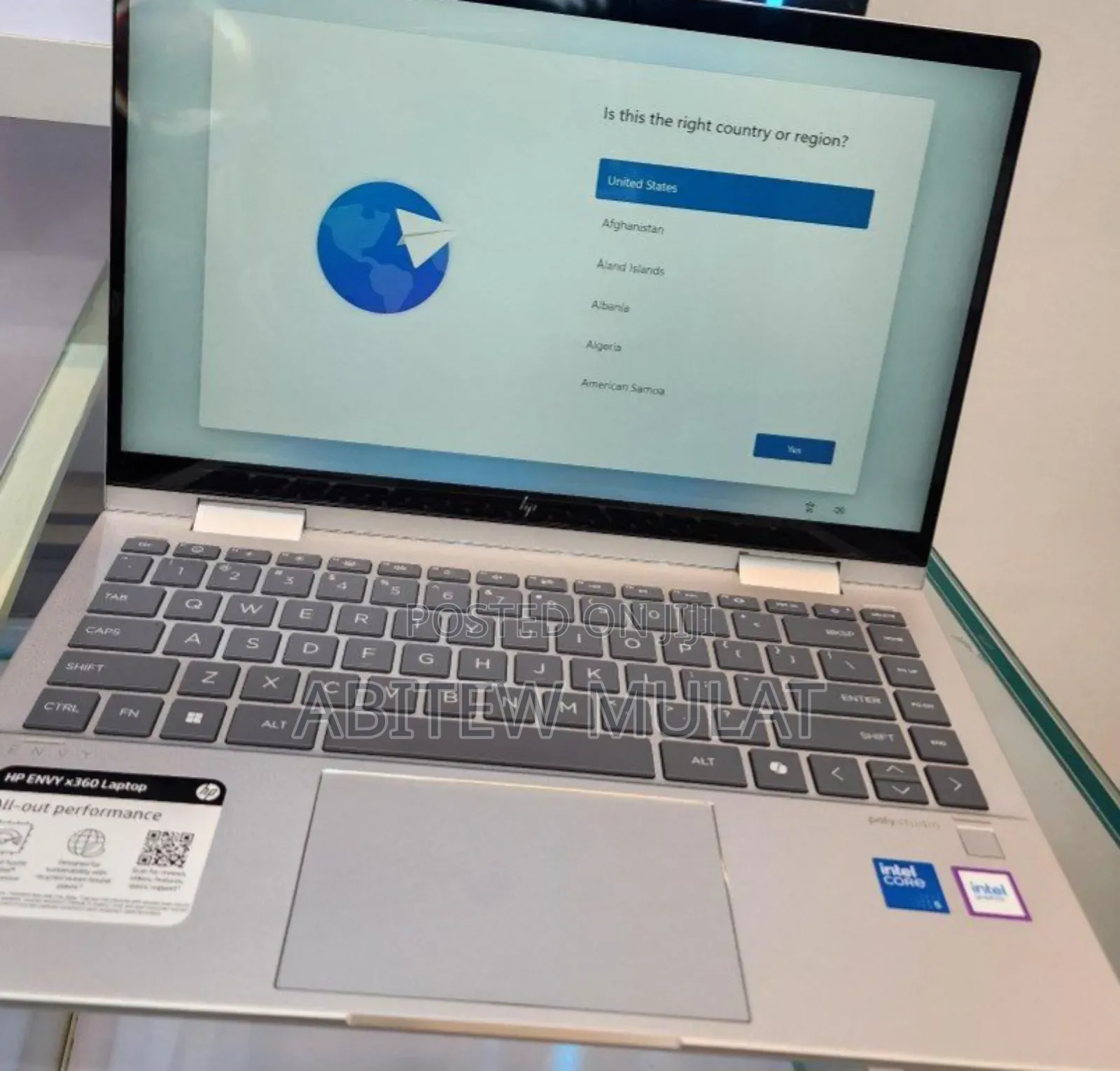 New Laptop HP Envy X360 8GB Intel Core I5 SSD 512GB