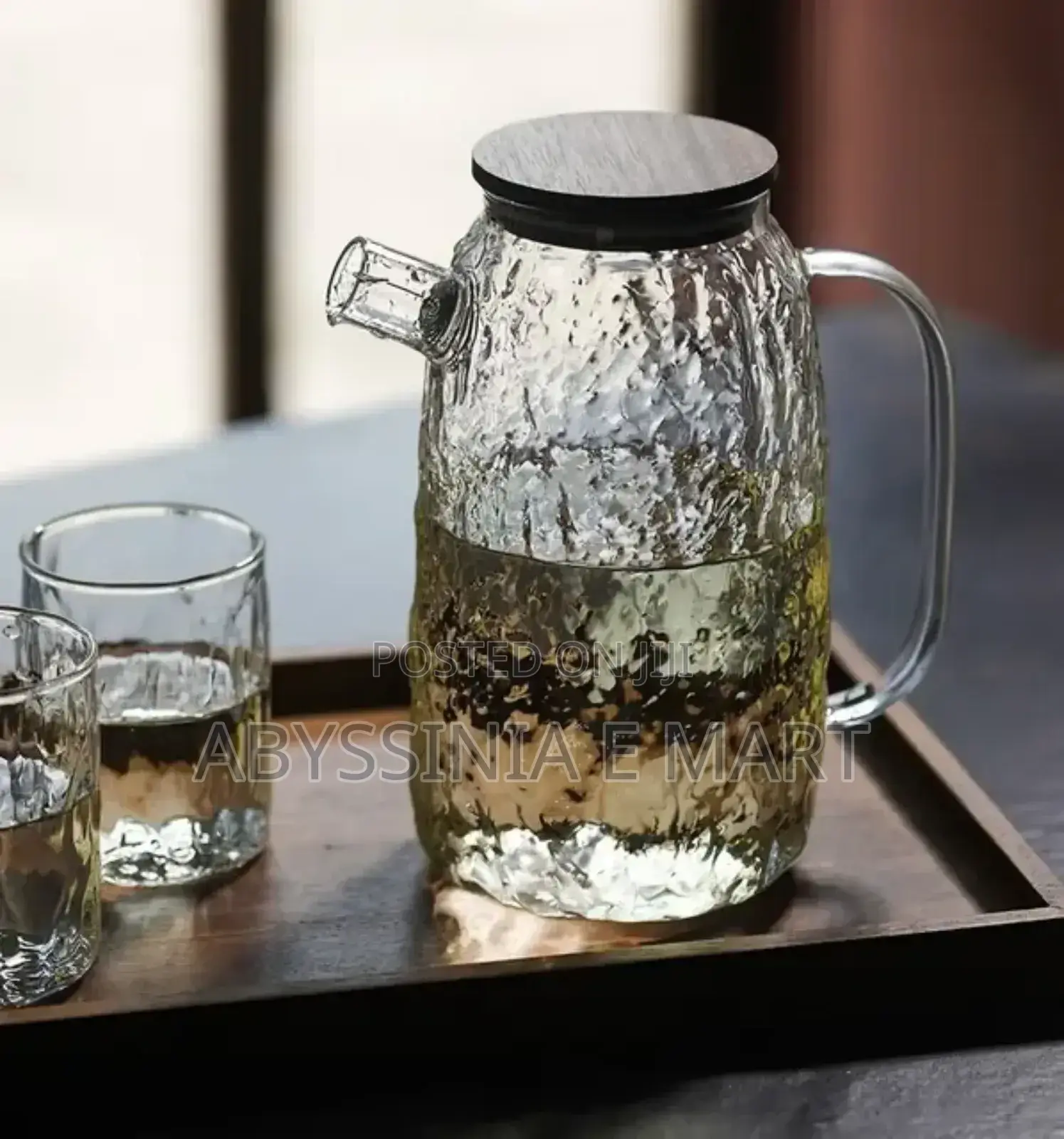 አንድ ማራኪ ጆግና 6 መጠጫ ብርጭቆዎች Deli Glass Ware Set