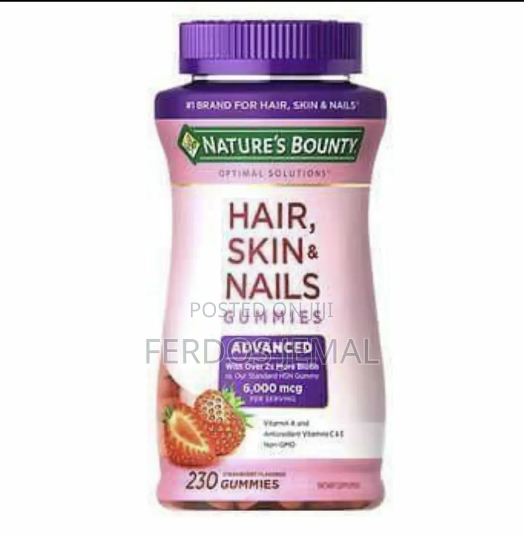Nature Bounty Skin Hair and Nail Gummies