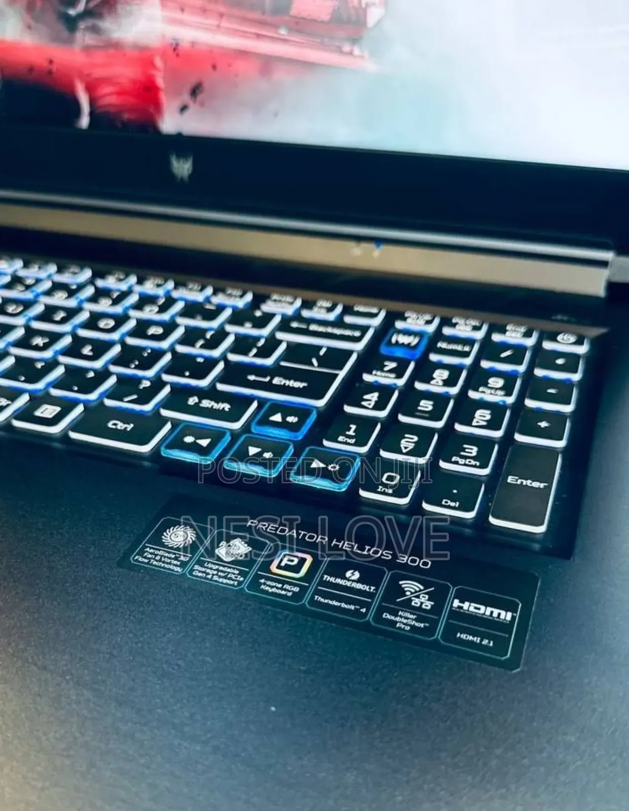 New Laptop Acer Predator Helios 300 16GB Intel Core I7 SSD 512GB