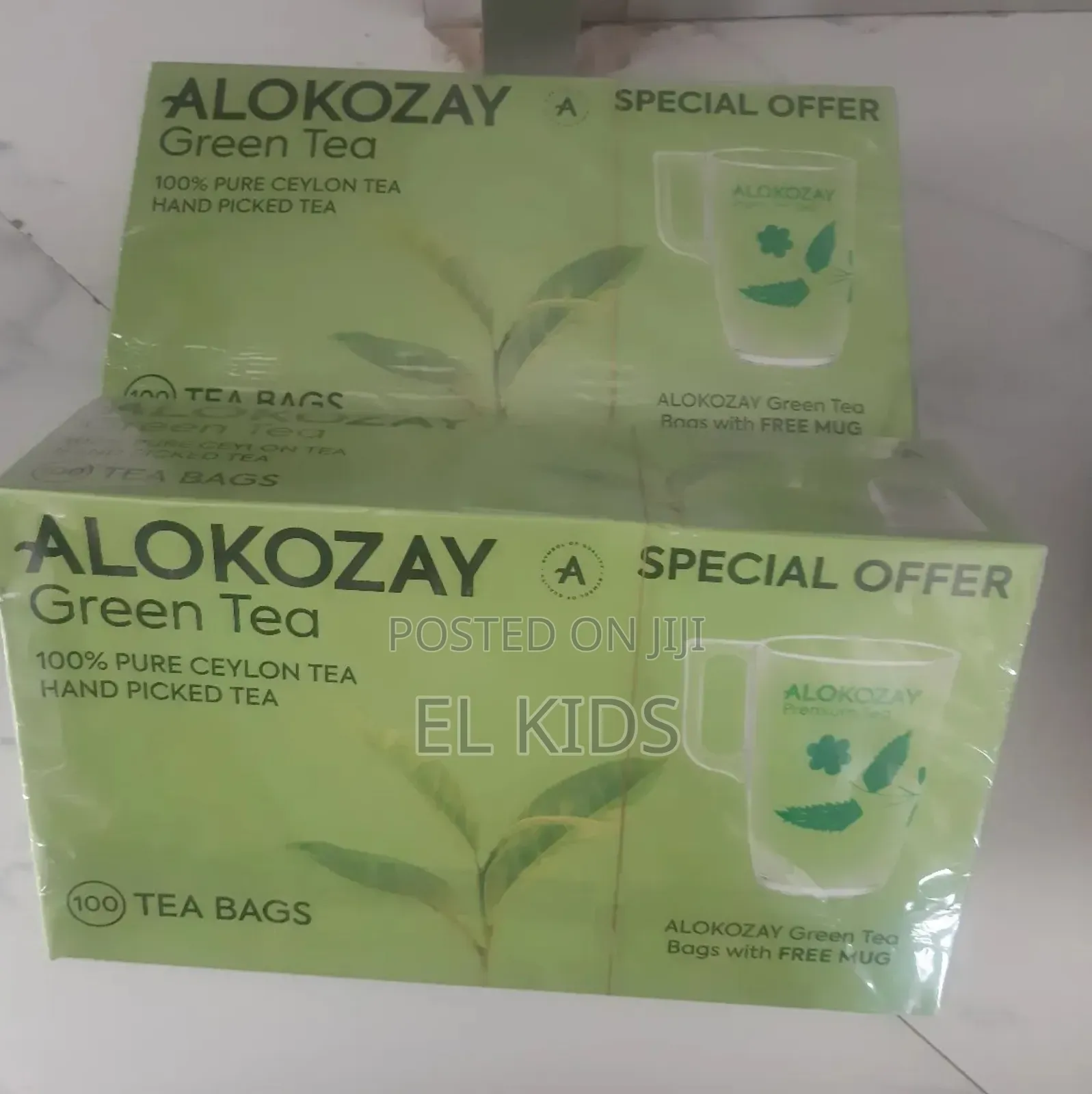 Green Tea 100pcs With Free Mug