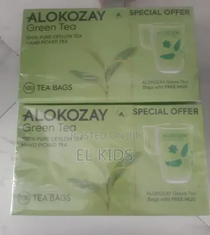 Photo - Green Tea 100pcs With Free Mug