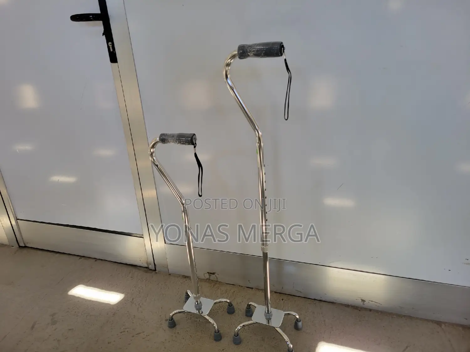 Aluminum Walking Kezera田4legged Stick超balanced Walking Stick