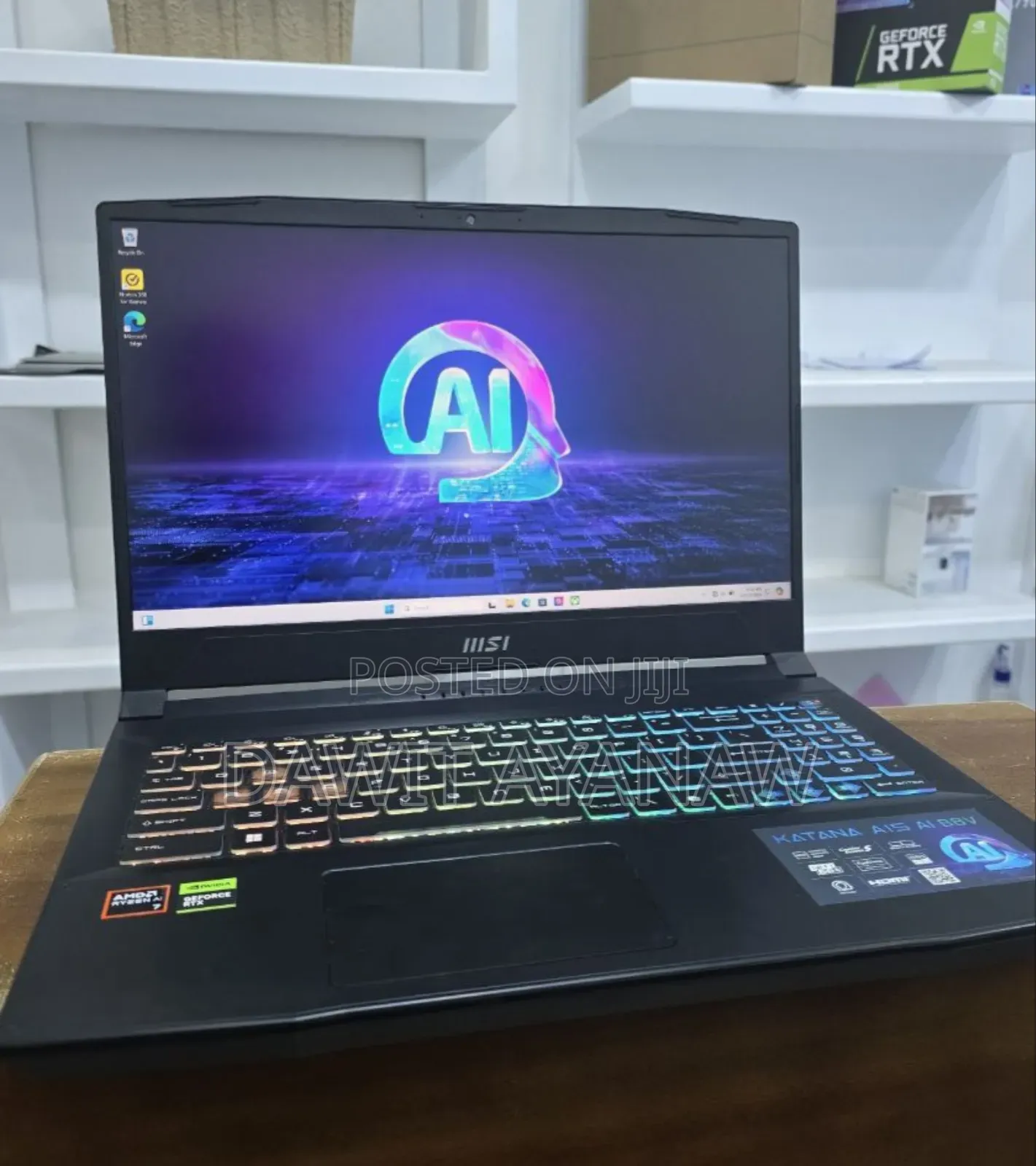 New Laptop MSI Katana 15 16GB AMD Ryzen 7 SSD 512GB