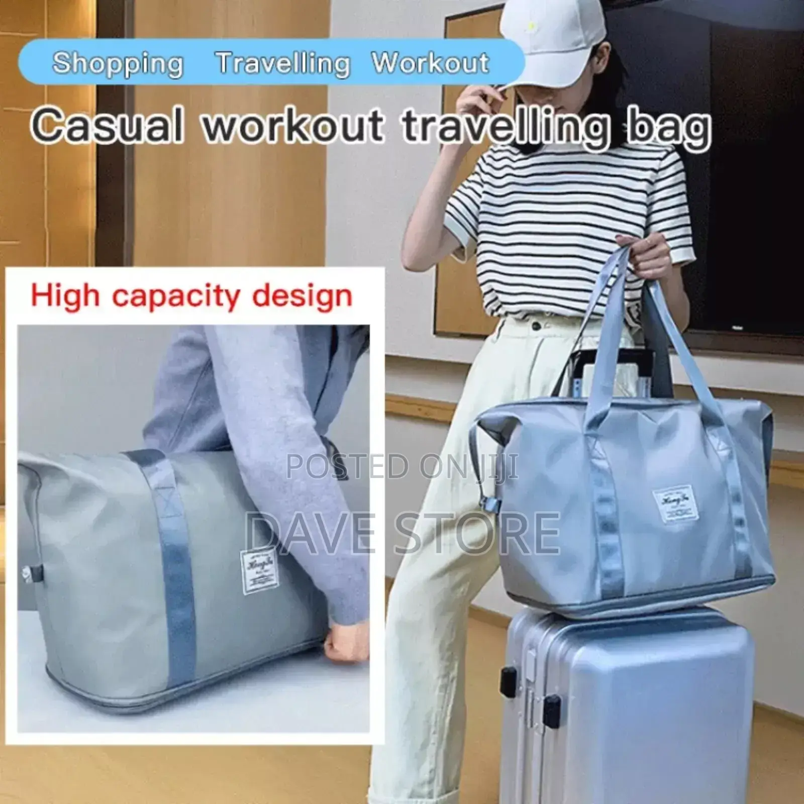 Foldable High Capacity Travel Bags 
 Smart Bag
