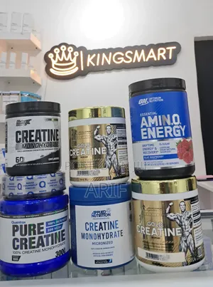 Photo - Supplements Creatine Monohydrate 60 Serving and Pre-Workout