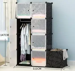 Storage Wardrobe Plastic +Metal