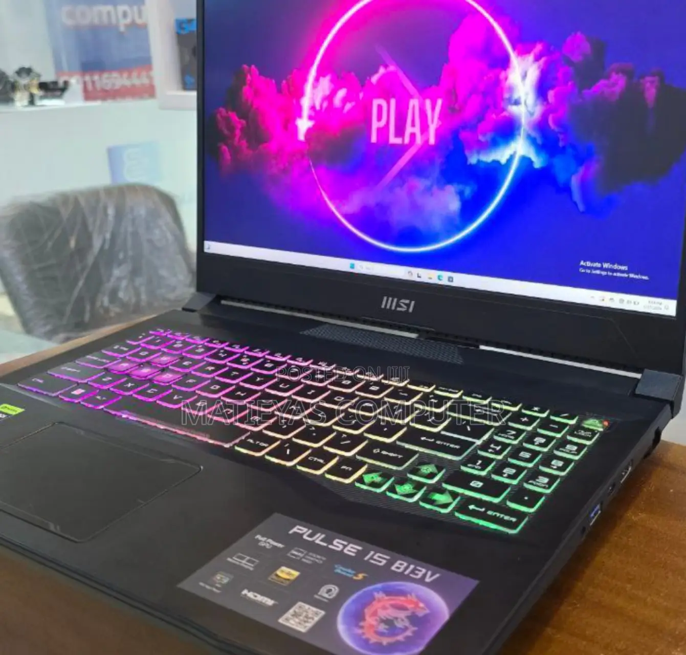 New Laptop MSI 16GB Intel Core I7 SSD 1T