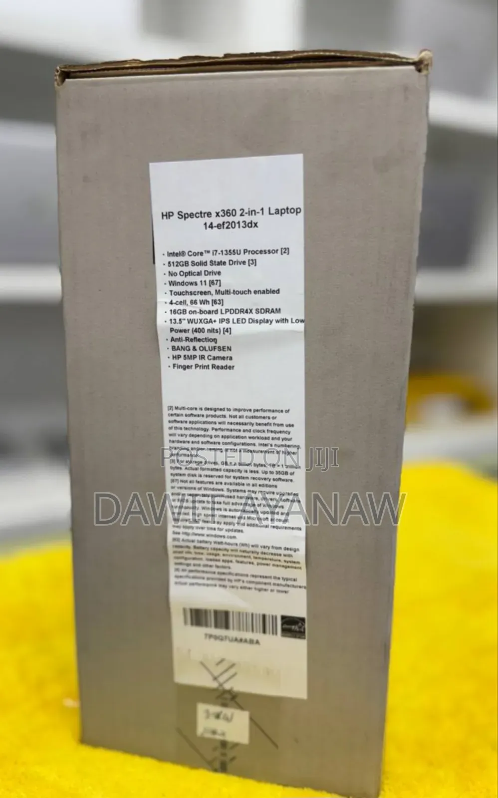 New Laptop HP Spectre 13 16GB Intel Core I7 SSD 1T