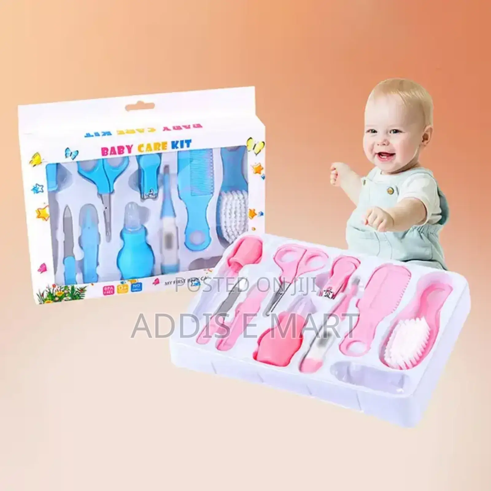 አዲስ ለተወለዱ ህፃናት የተዘጋጀ ጤና መንከባከቢያ ኪት