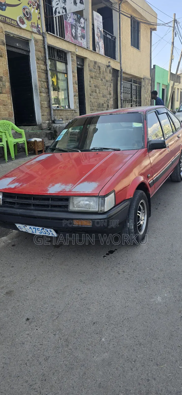 Toyota Corolla 1987 Red