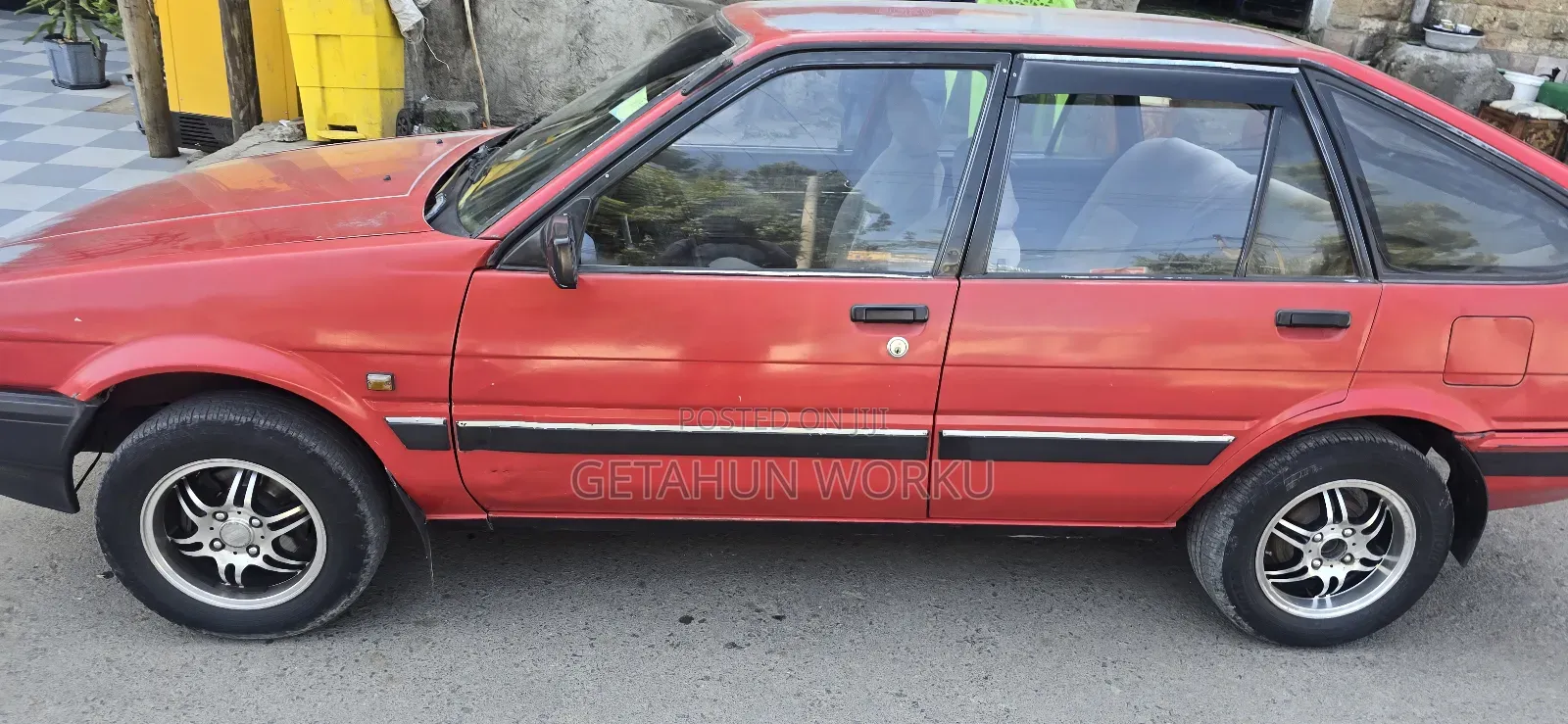 Toyota Corolla 1987 Red