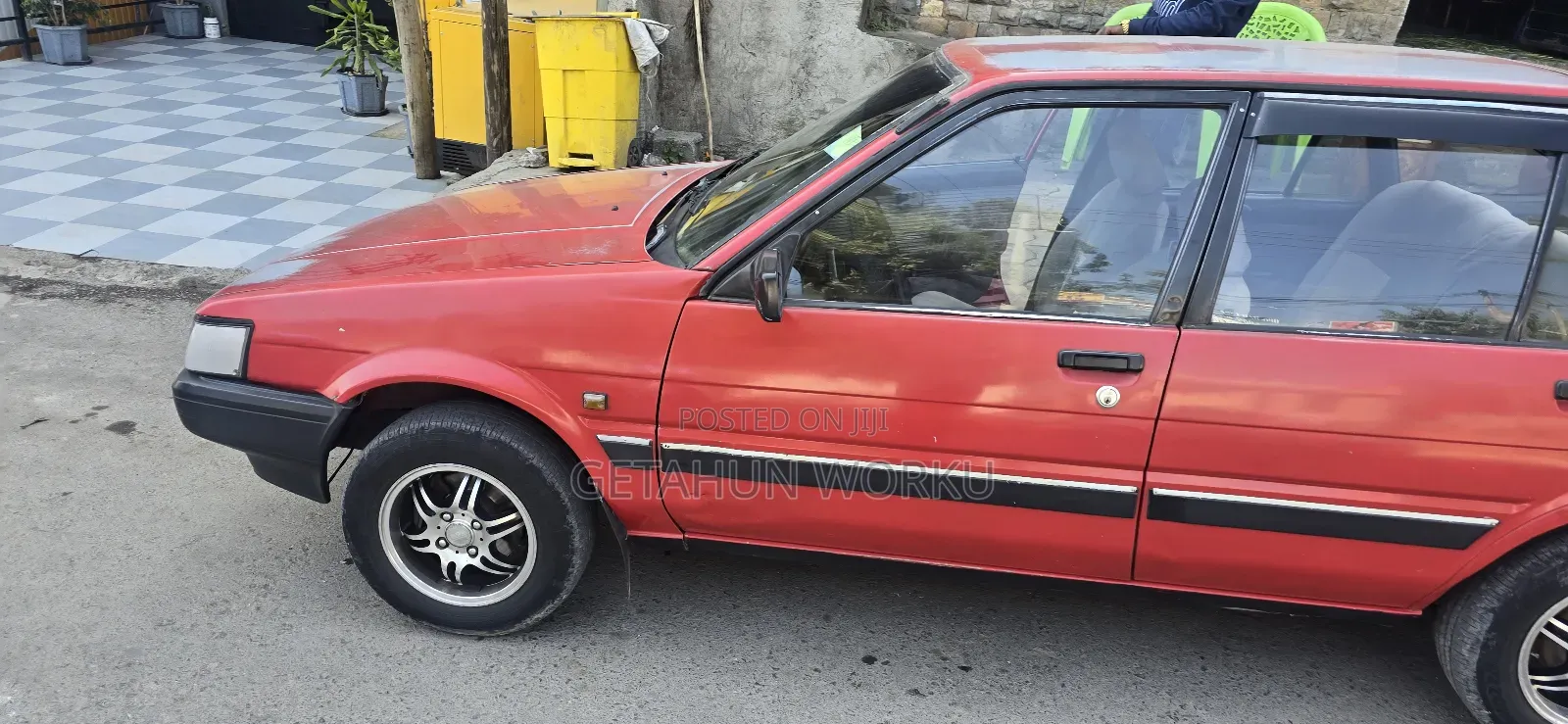 Toyota Corolla 1987 Red