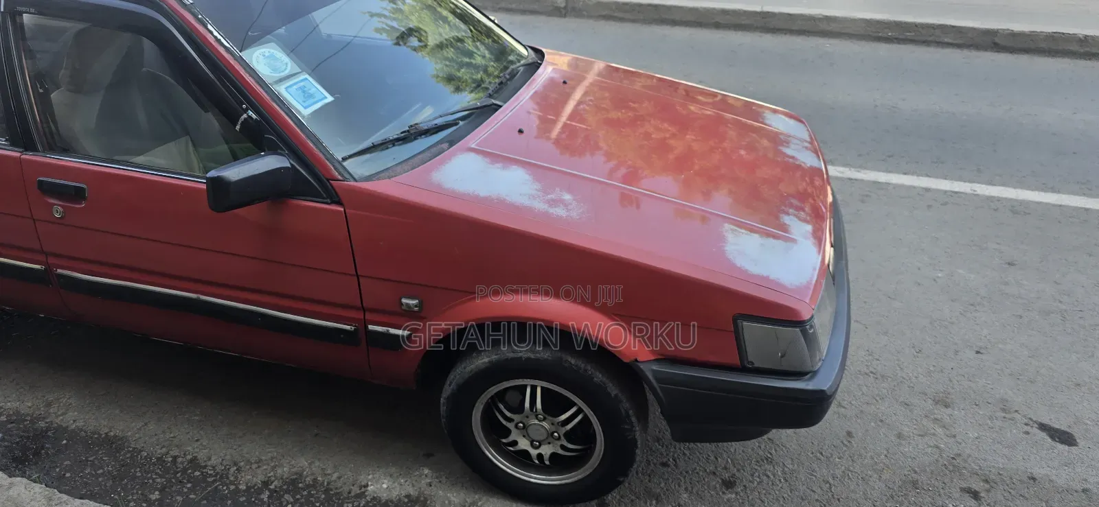 Toyota Corolla 1987 Red