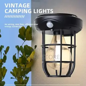 1pc Solar Powered Outdoor Camping Lamp