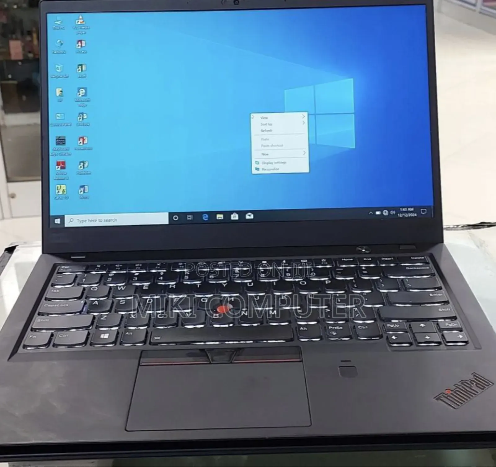 New Laptop Lenovo ThinkPad X1 Carbon 8GB Intel Core I5 SSD 512GB