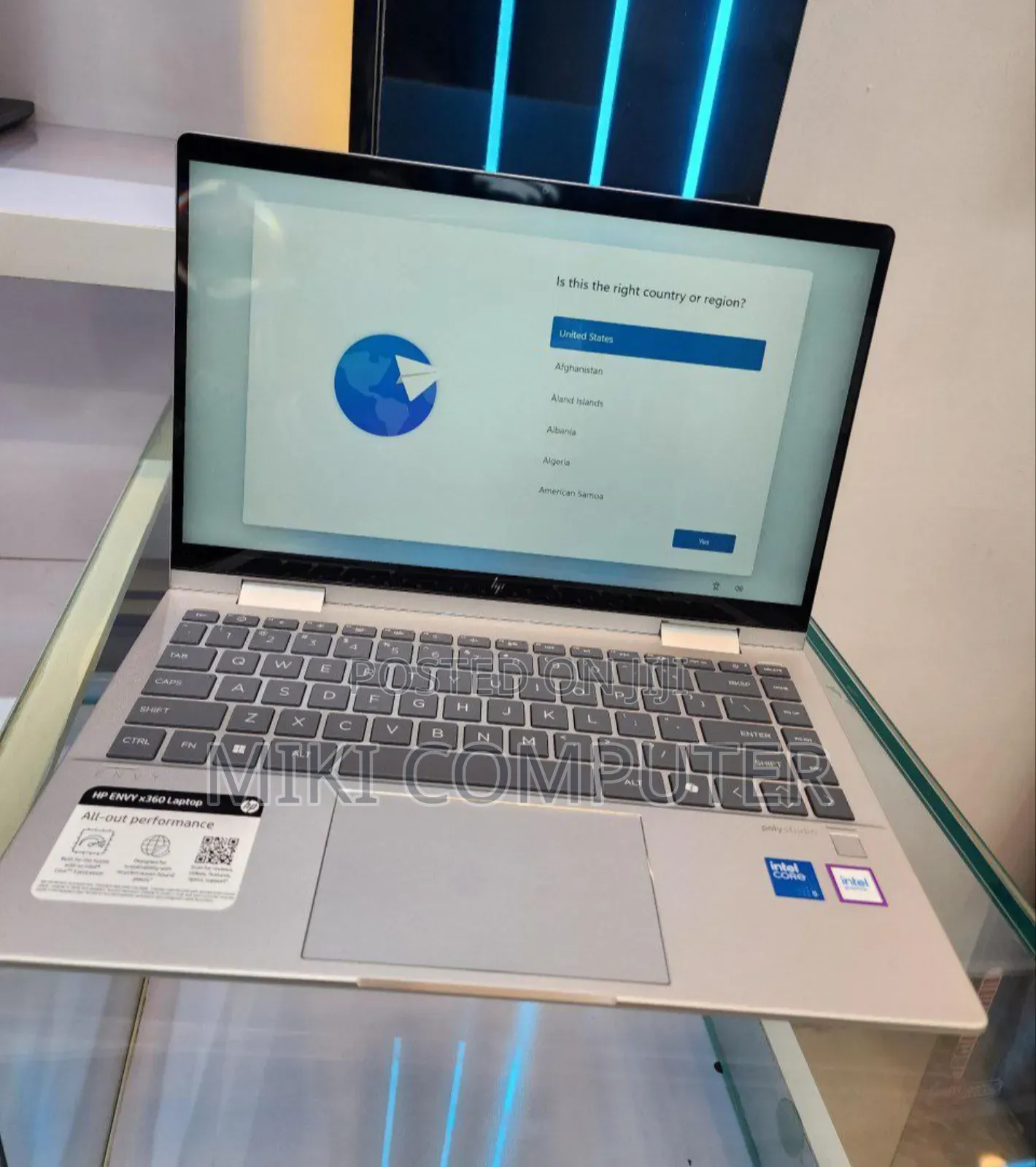 New Laptop HP Envy X360 8GB Intel Core I5 SSD 512GB