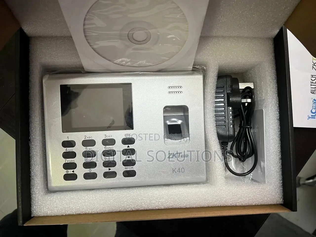 Zkt Time Attendance Device With Backup Battery K40 Pro
