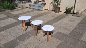 Coffee Table With Black, Grey, White Color