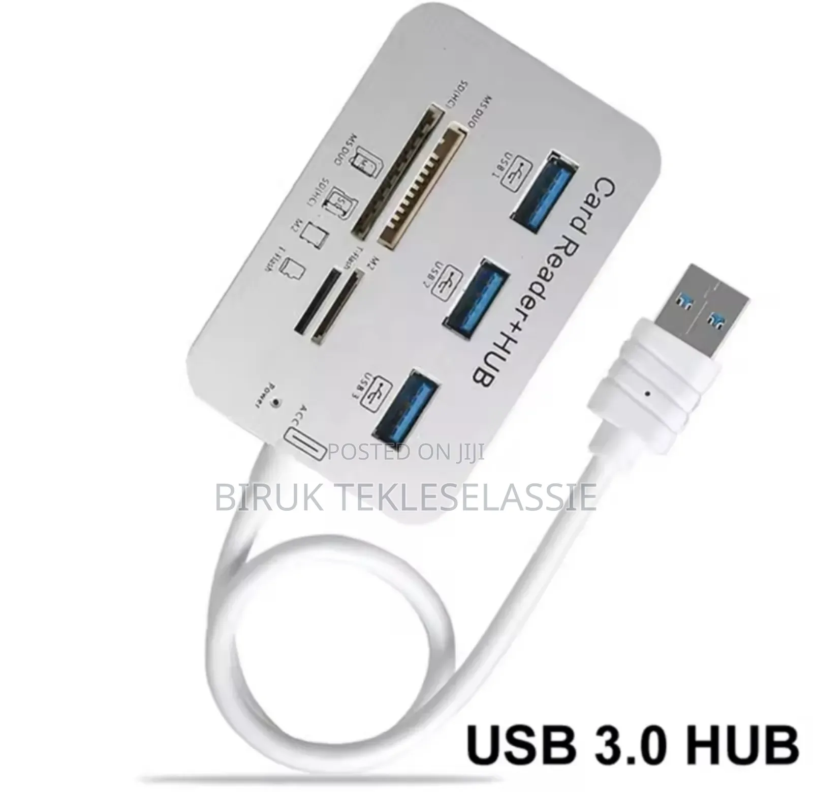 7-in-1 Usb Hub Usb 3.0 Card Reader