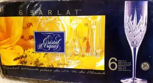 Cristal d'Arques France 6pcs Genuine Lead Crystal