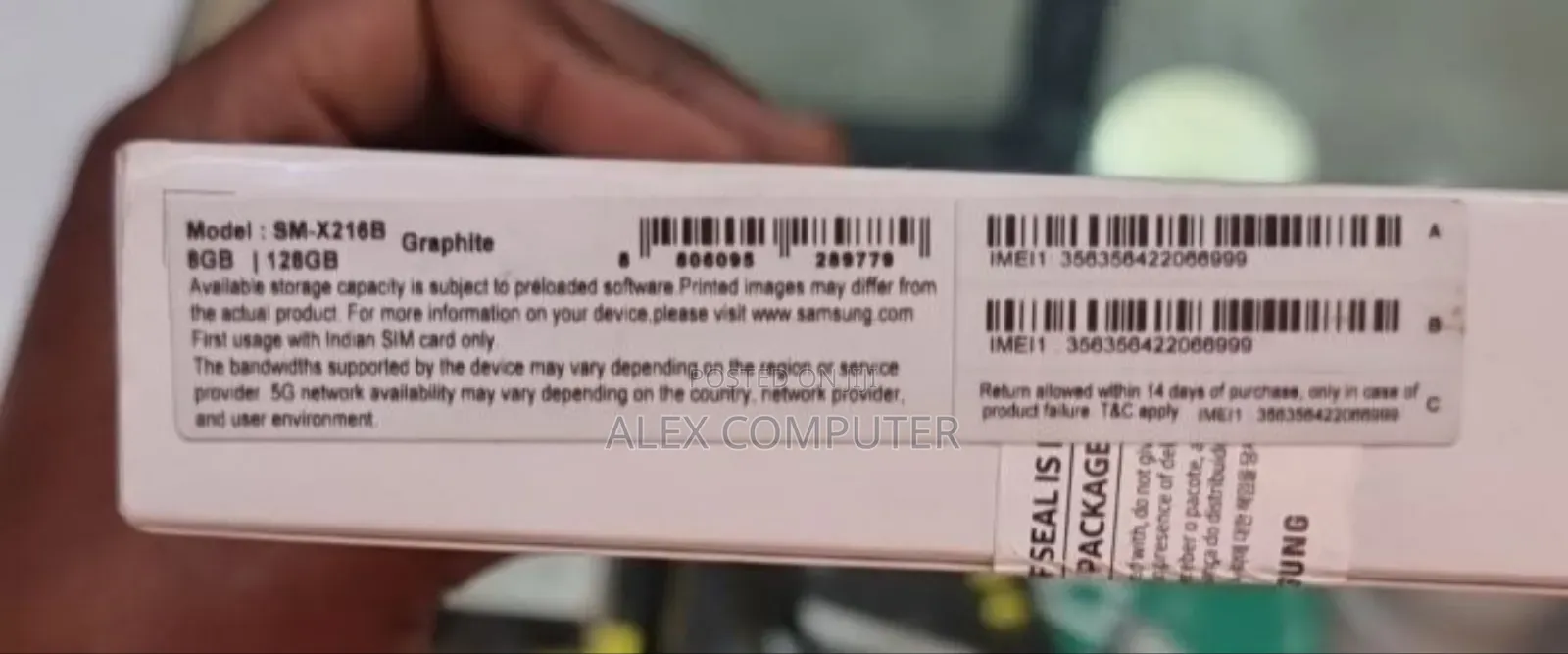 New Samsung Galaxy Tab A9 128 GB Pink