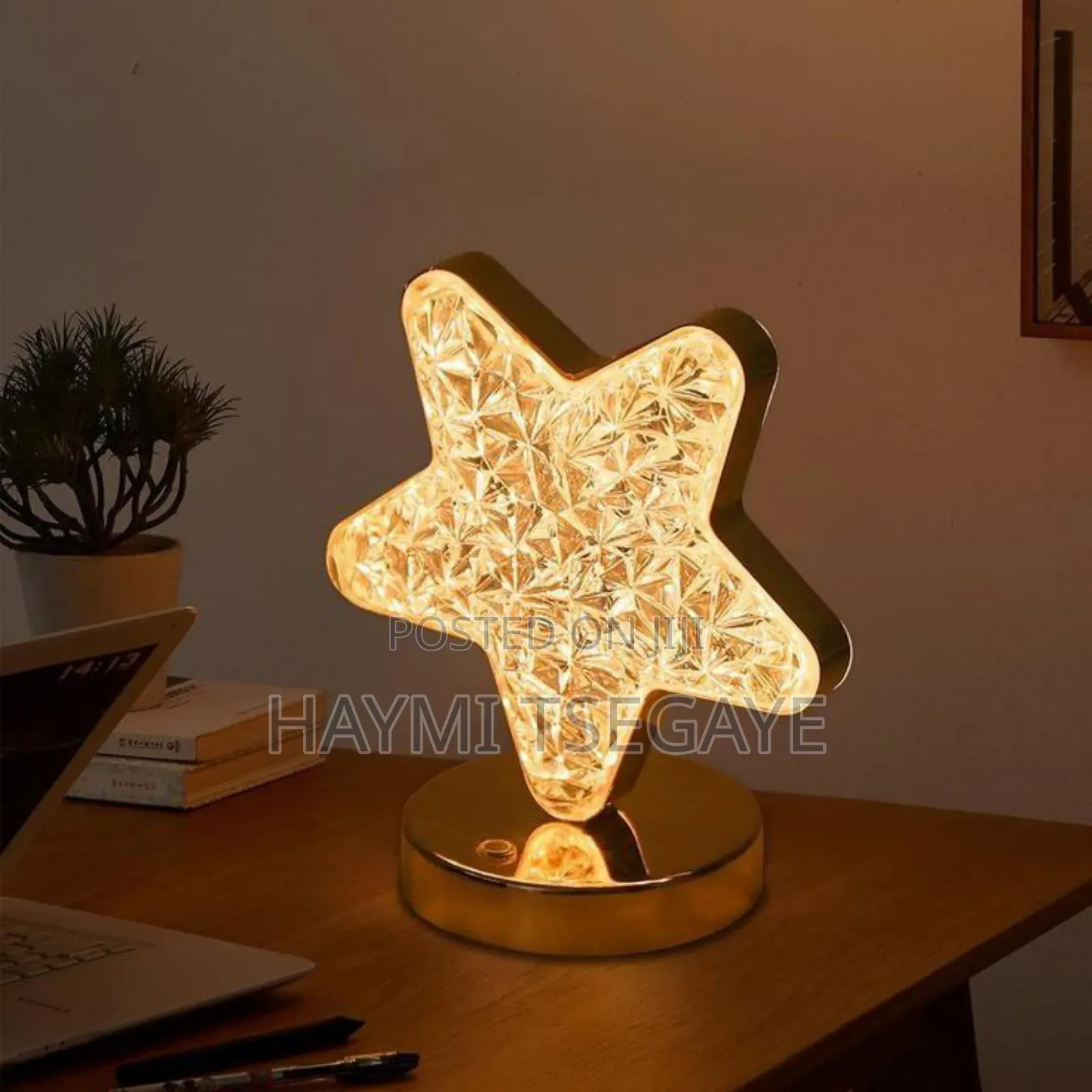LED Crystal Table Lamp