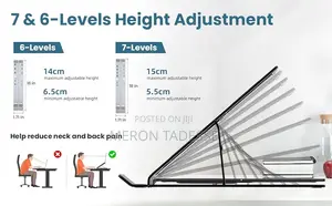 ለአይኖ የሚመች የአይን ከፍታ ላይ Pcዎን እንዲያስቀምጡ የሚረዳ Laptop Stand