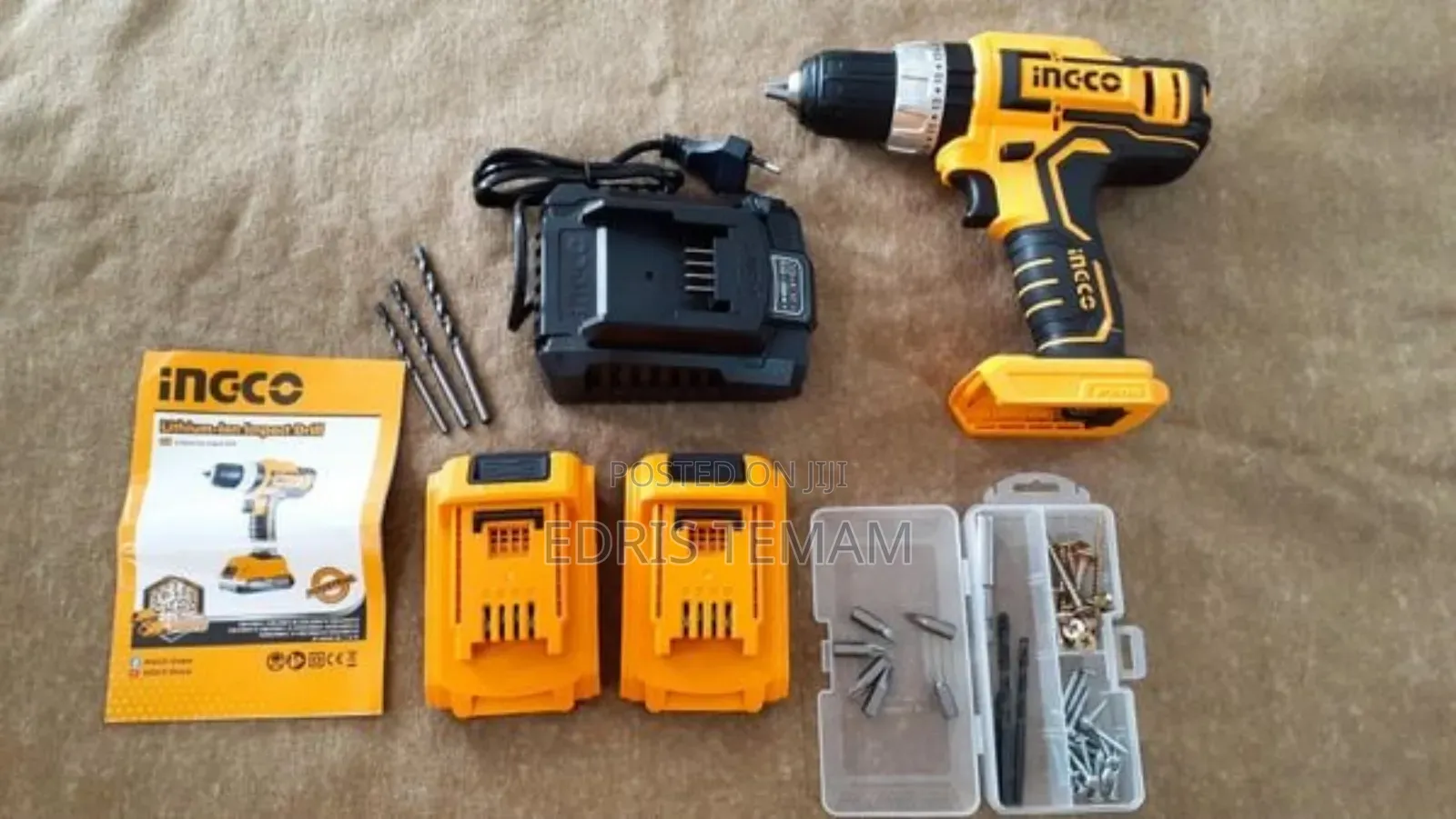 INGCO Charger Drill With Out Worrying for Electricity