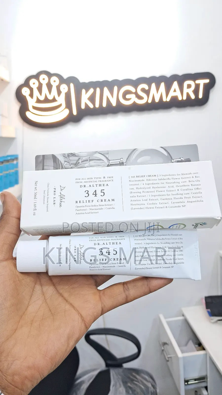 Dralthea 345 Relief Cream for Dark Spot Post Acne Treatment