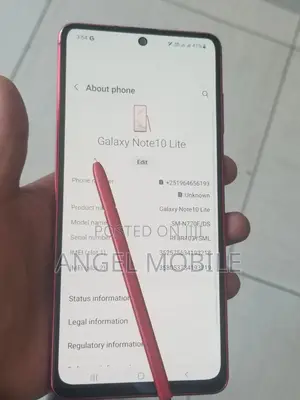 Samsung Galaxy Note 10 Lite 128 GB Red