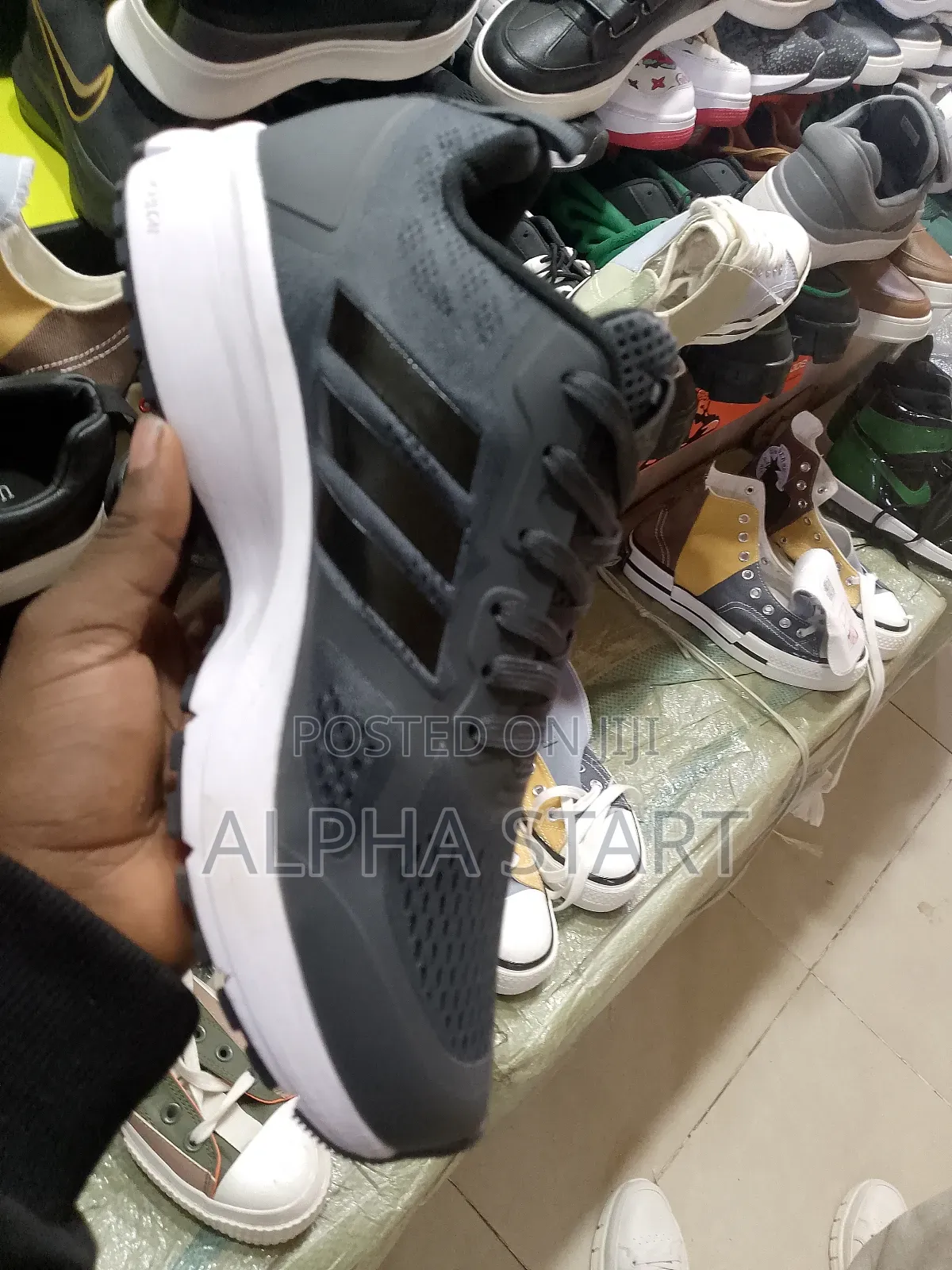 Adidas Black Sneakers Master Quality Shoes for Runs