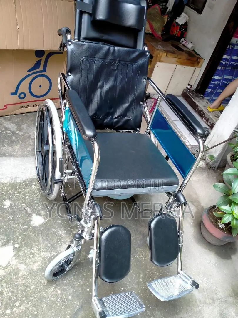 Wheelchair-Lightweight Portable Wheelchair噢180°Full Reclinie