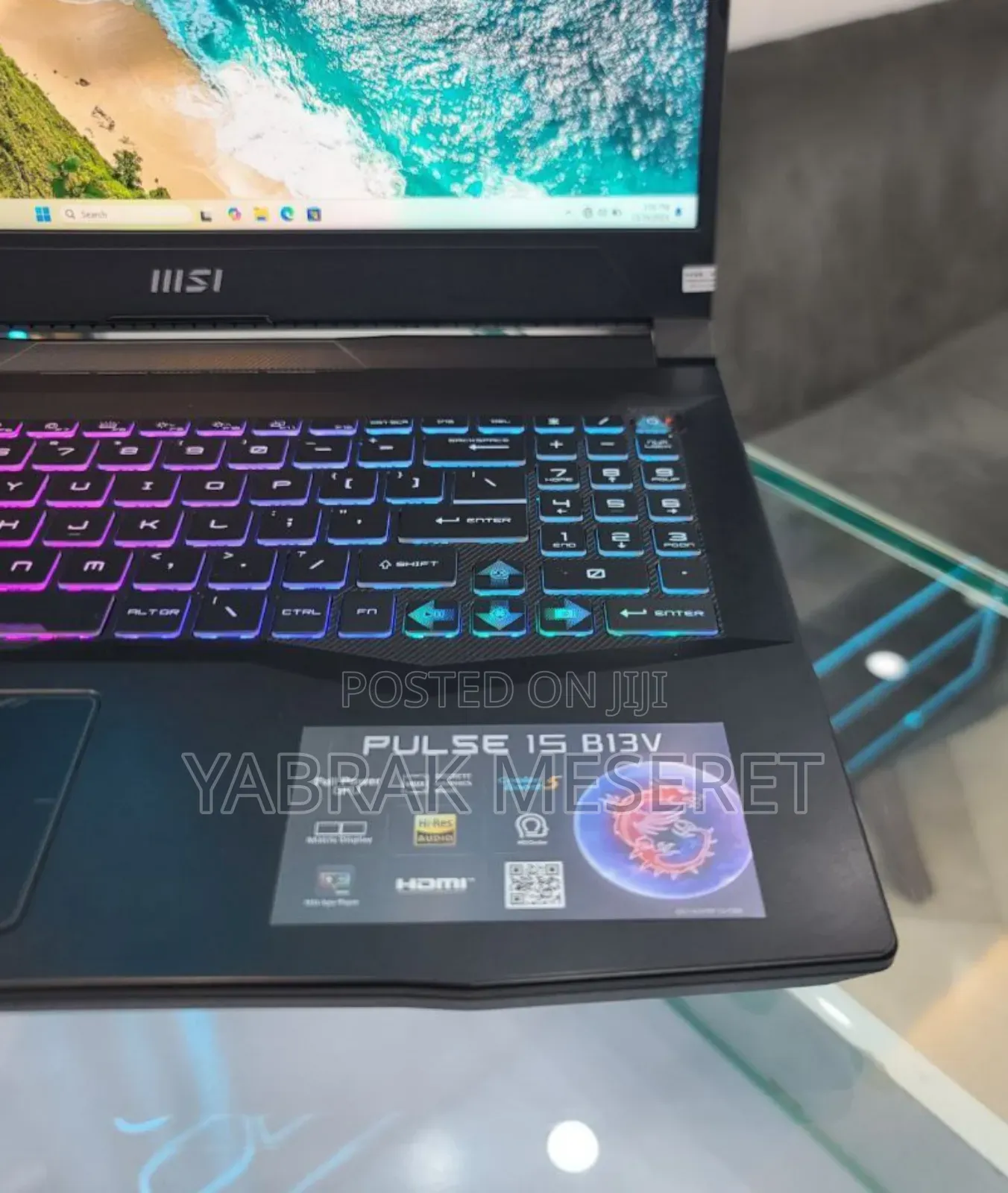 New Laptop MSI 16GB Intel Core I7 SSD 1T