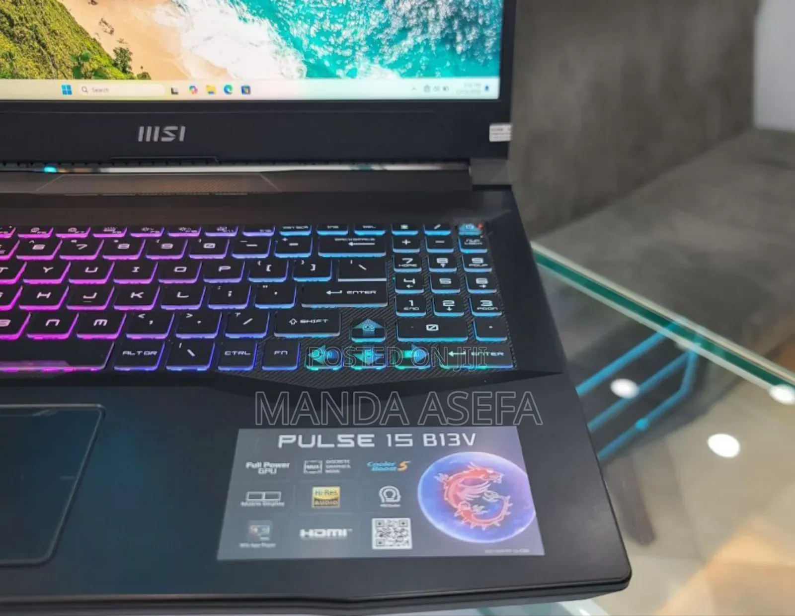 New Laptop MSI 16GB Intel Core I7 SSD 1T