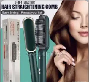 Heated Ceramic Hair Straightener Brush