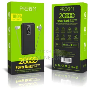 Photo - Preom Zhy-P13s Z-C209 20000mah Power Bank