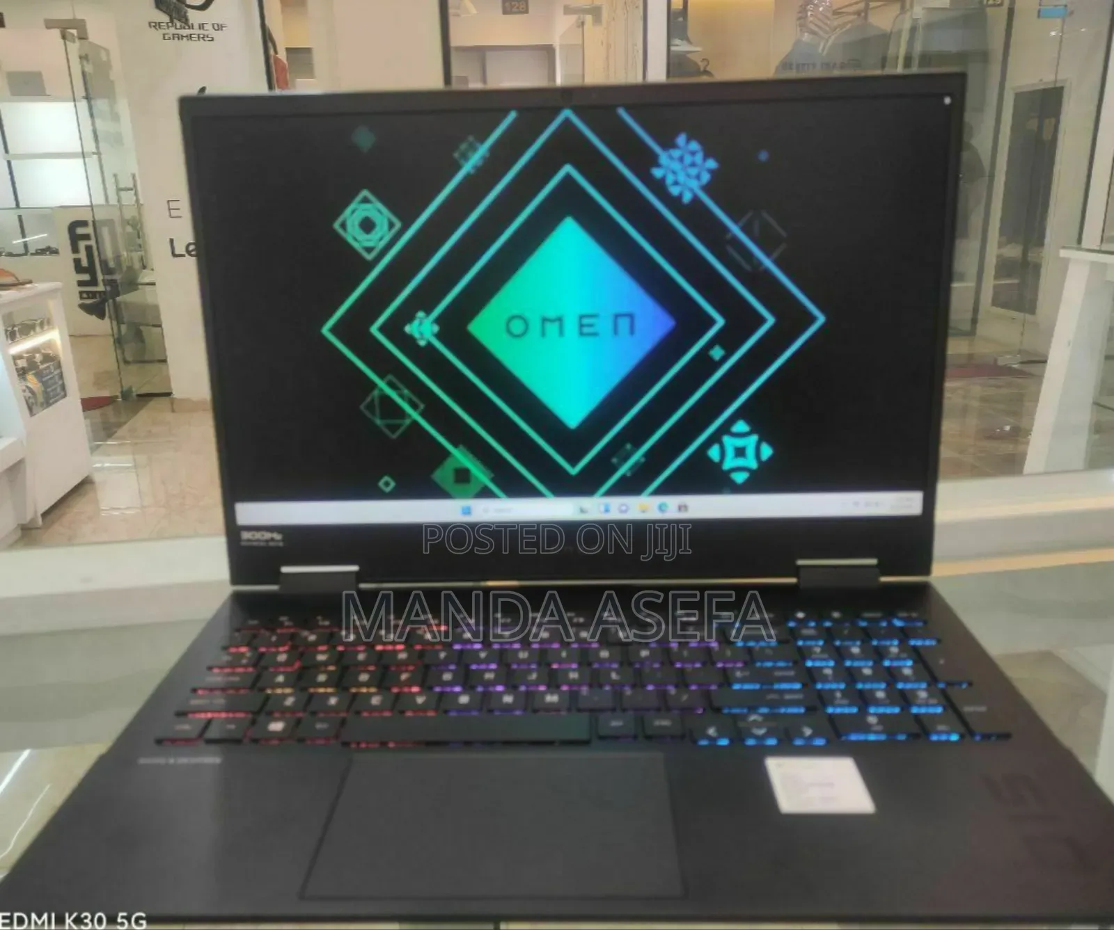 New Laptop HP Omen 15 16GB Intel Core I7 SSD 1T