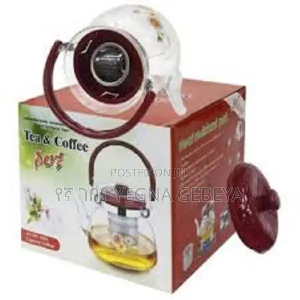 Glass Heat Resistant Teapot for Coffee