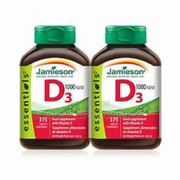Original Jamieson Vitamin D3 1000IU (2 X 375 Tab) 750 Count