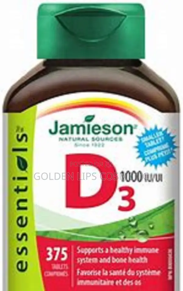 Original Jamieson Vitamin D3 1000IU (2 X 375 Tab) 750 Count