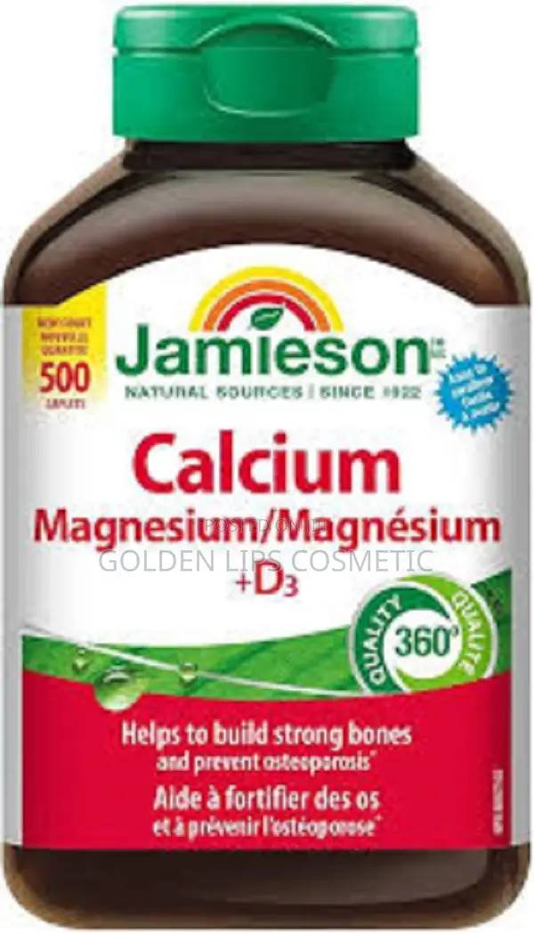 Jamieson Calcium Magnesium With Vitamin D3, 500 Caplets
