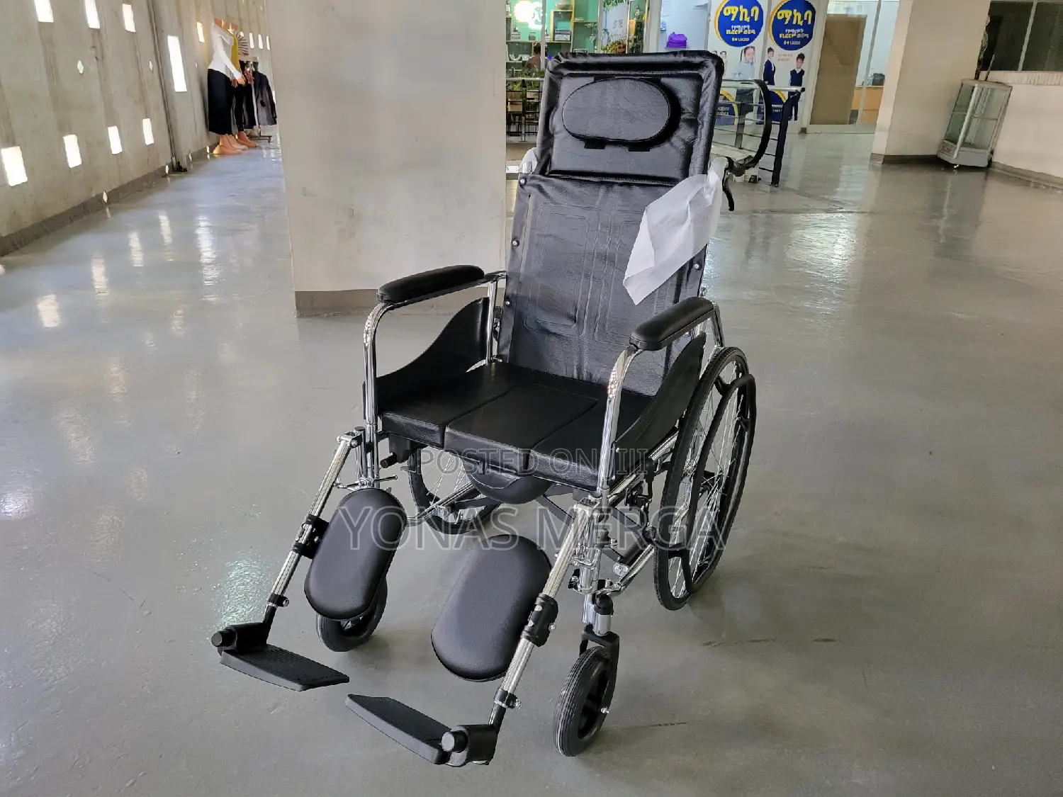 Reclining野wheelchair With Detachable Armrest 崤wheelchair